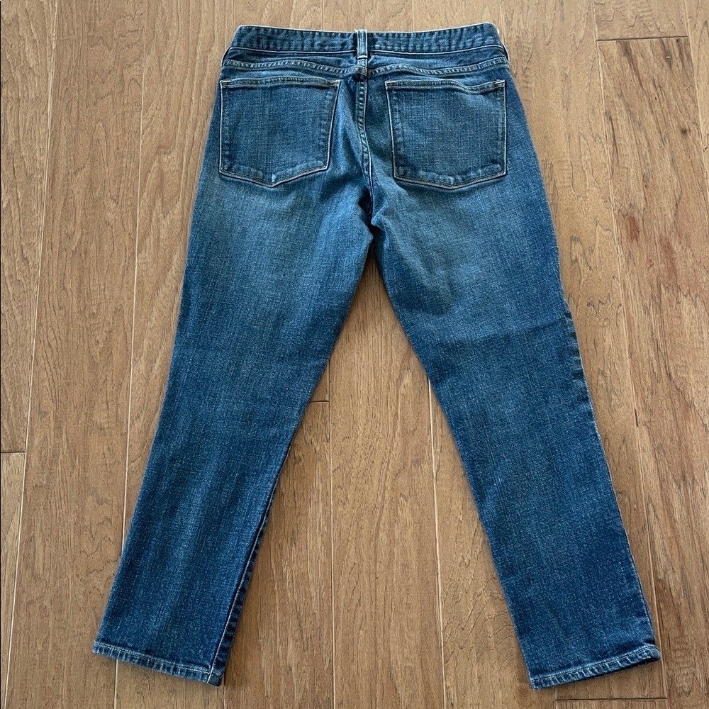 J Crew Women's Toothpick Cropped Stretch Blue Jeans 29 - Picture 4 of 8